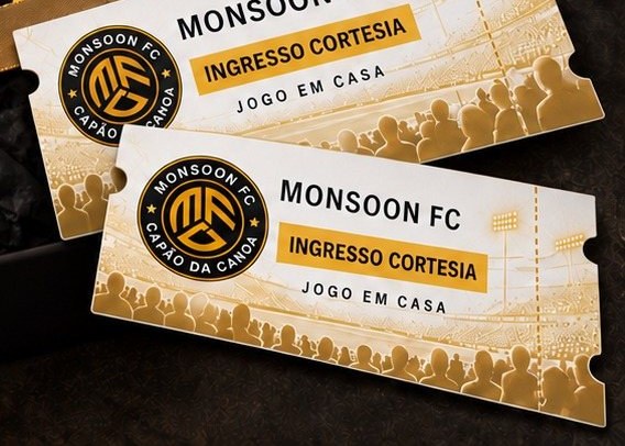 Dois ingressos de cortesia do Monsoon FC